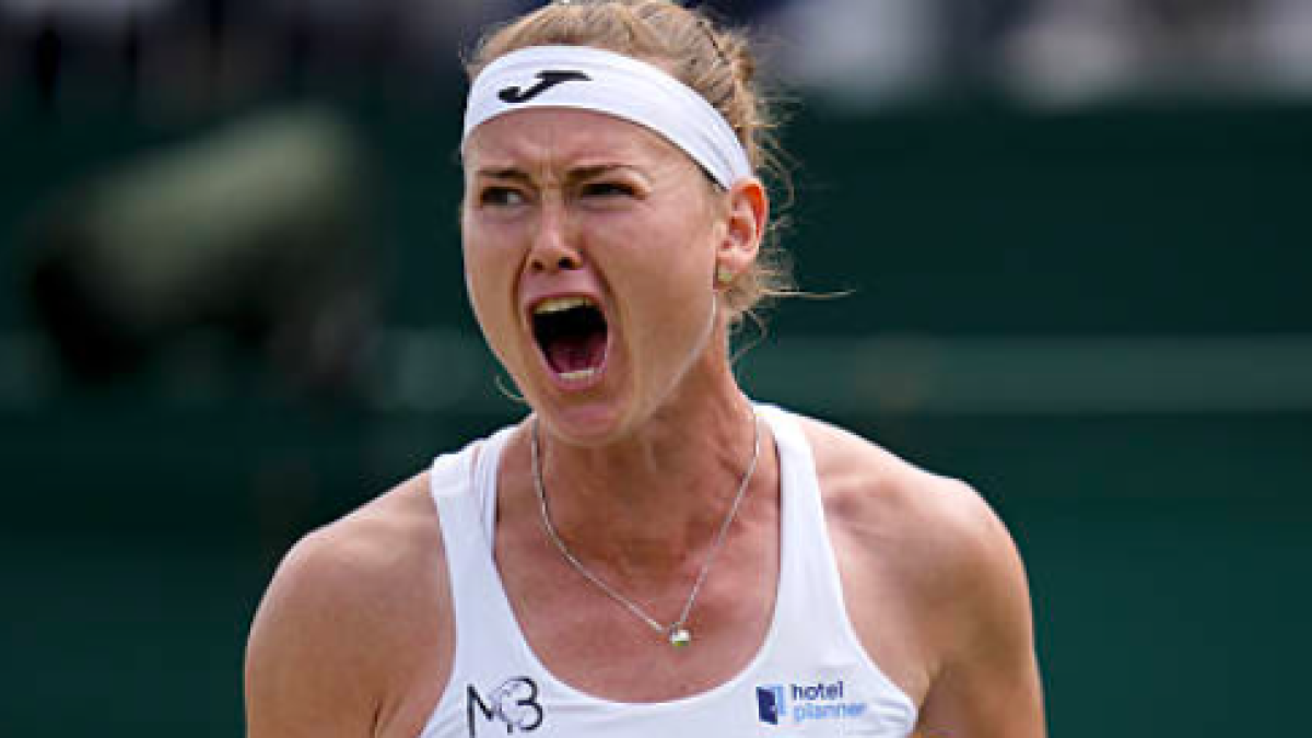 Bouzkova explica por qué su tenis alcanza su mayor expresión sobre hierba. Fuente: Getty
