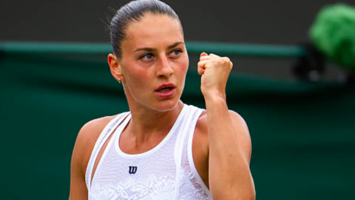Marta Kostyuk rompe su techo en Wimbledon: "Nunca pensé que llegaría a los octavos aquí". Fuente: Getty