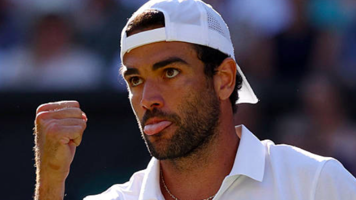 Berrettini lanza un aviso en Wimbledon: "Sé que puedo ganar a cualquiera, especialmente en esta superficie". Fuente: Getty