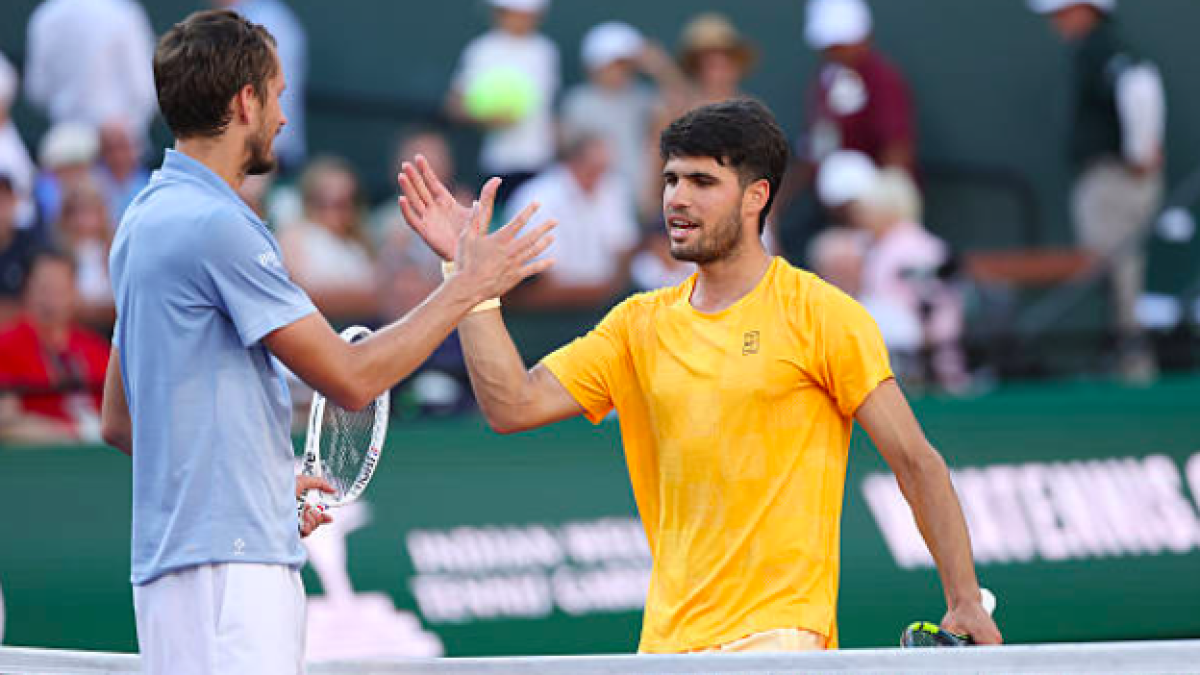 La inesperada comparación de Mouratoglou entre Medvedev y Alcaraz: “Me quedo con Daniil”. Fuente: Getty