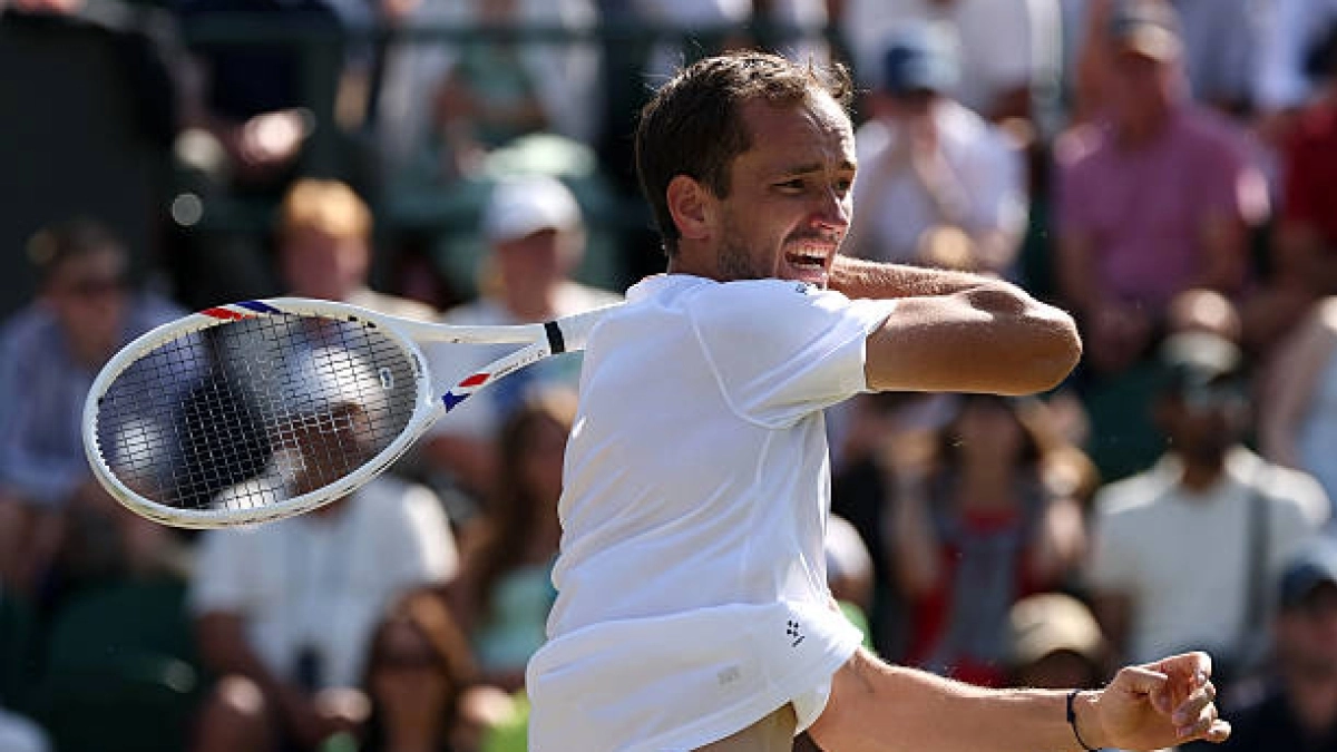 Medvedev no pone excusas: "Estoy realmente decepcionado, porque sentía que podía hacerlo bien en Wimbledon". Foto: Gettyimages