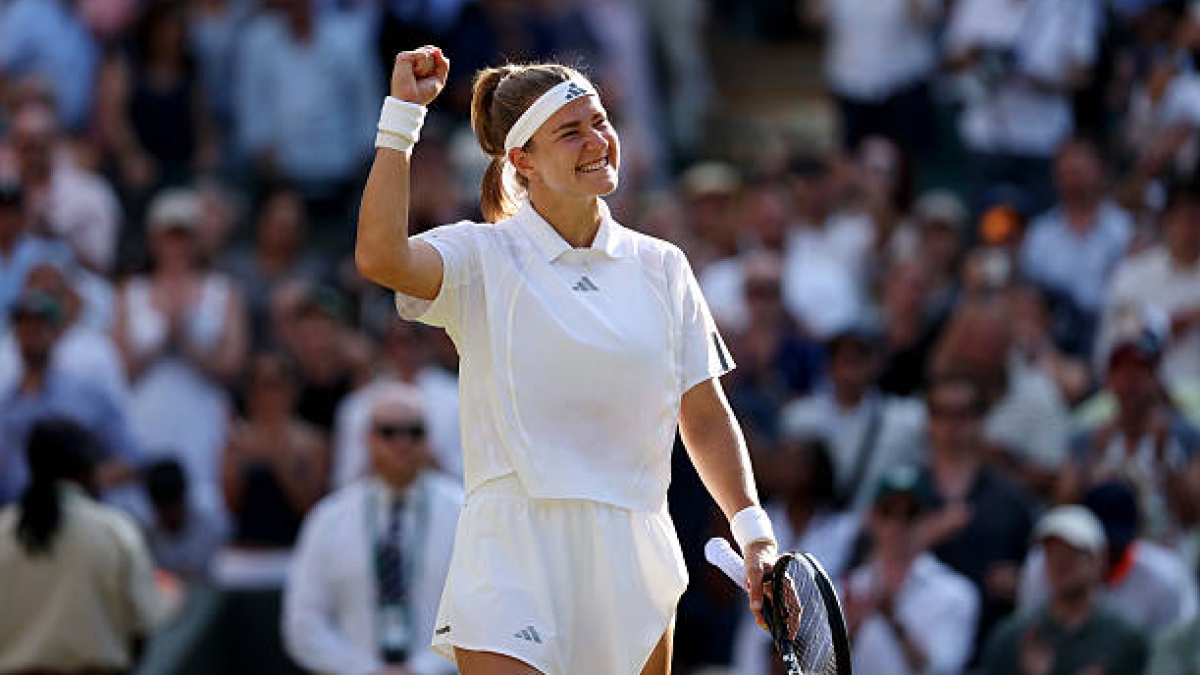 Una Muchova colosal acaba con el sueño de Osaka en Wimbledon y se mete en semis. Fuente: Getty Images.