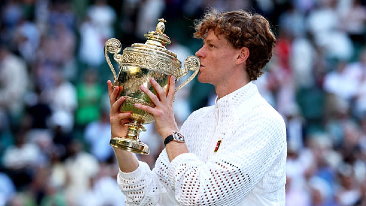 "Sinner ganó en Wimbledon estando entre el 65% y 70%". Foto: Gettyimages