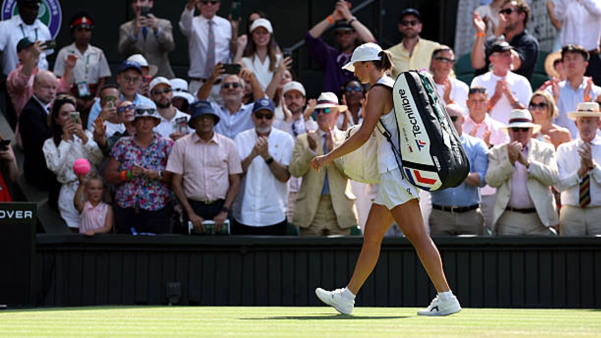 Swiatek, tras su eliminación en Wimbledon: "Ya no me importa tanto el resultado, tengo que confiar en el proceso". Foto: Gettyimages