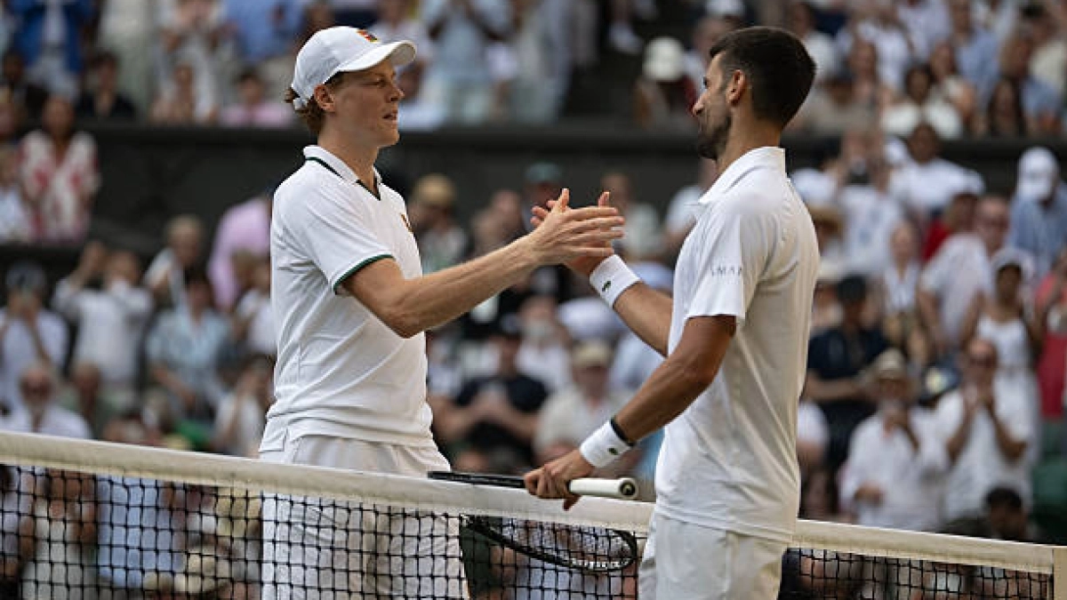 "Veo a Sinner como una versión evolucionada de Djokovic". Fuente: Getty Images.