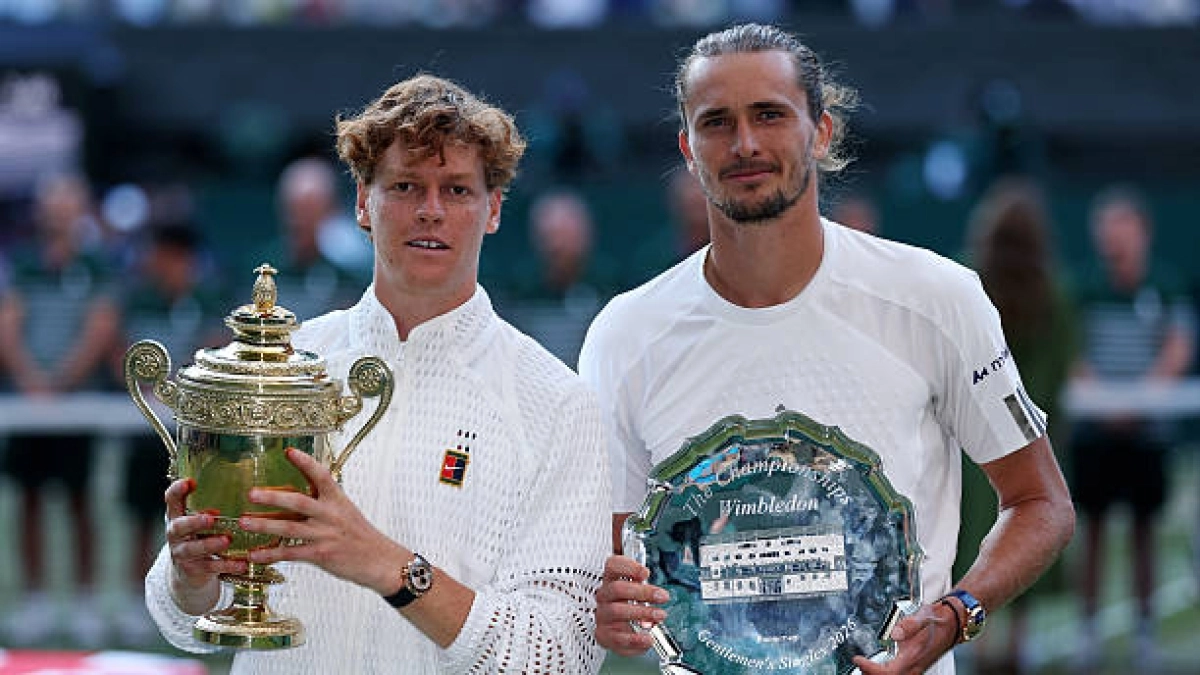 Zverev y su misión de formar un nuevo 'Big Three' con Alcaraz y Sinner. Fuente: Getty Images.