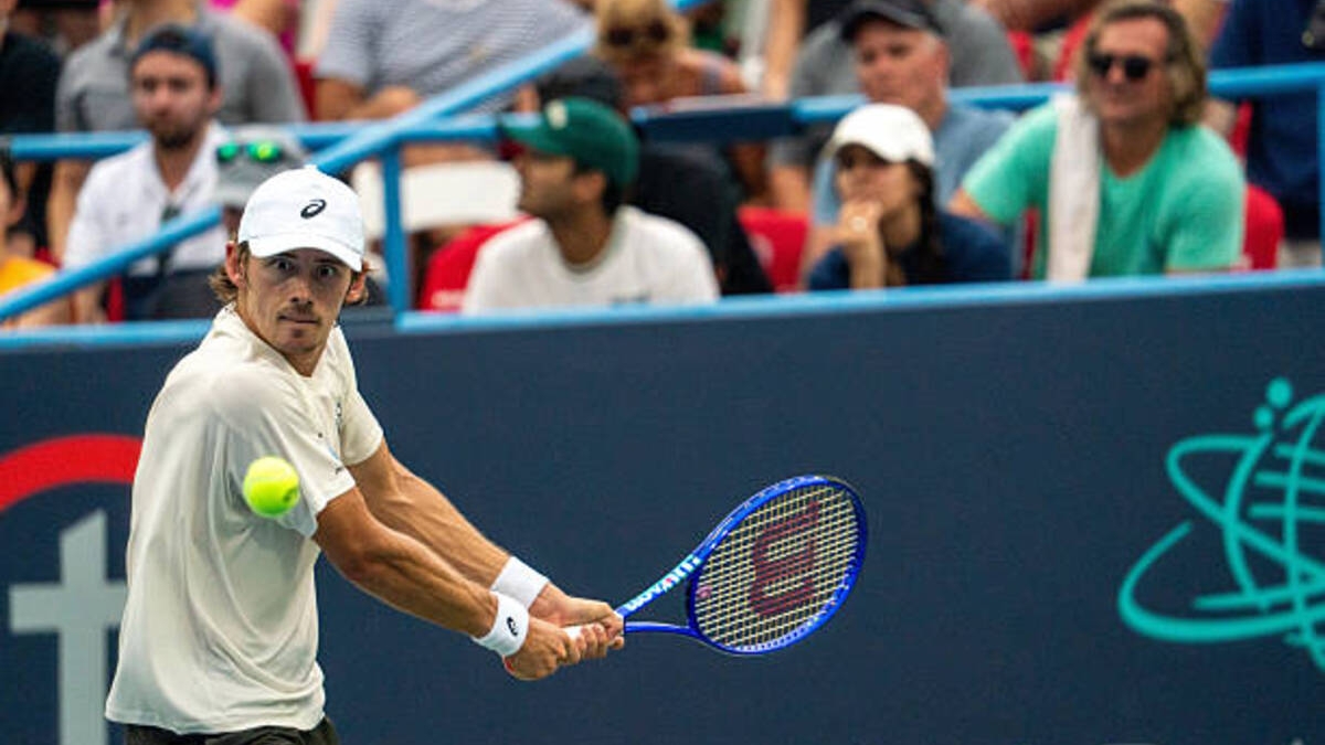 Álex de Miñaur, condiciones extremas en Washington. Foto: gettyimages