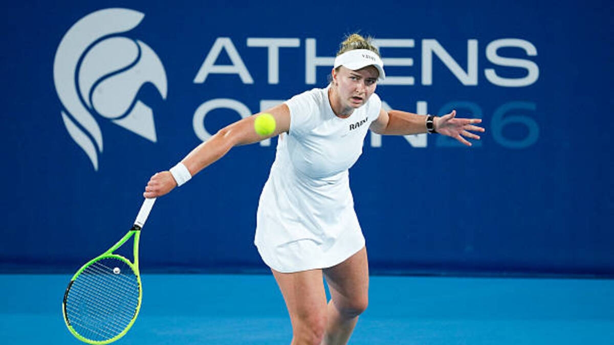 Barbora Krejcikova, championne à Athènes. Photo : gettyimages