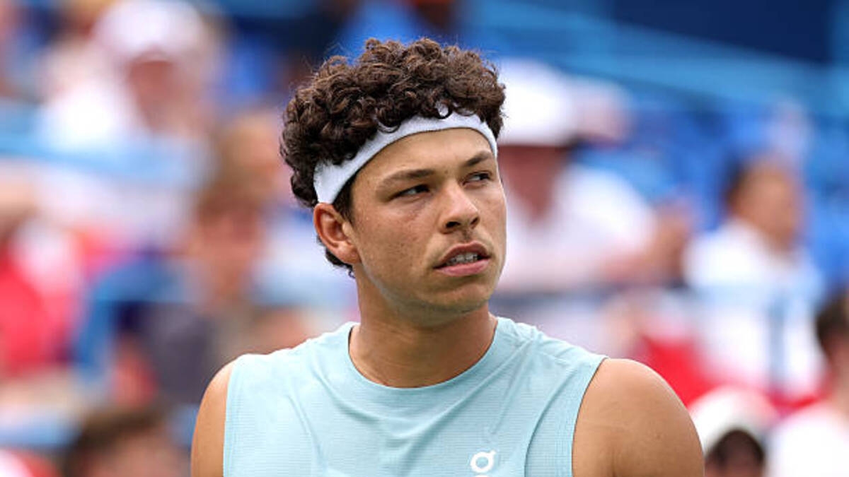 Ben Shelton habla en Washington. Foto: gettyimages