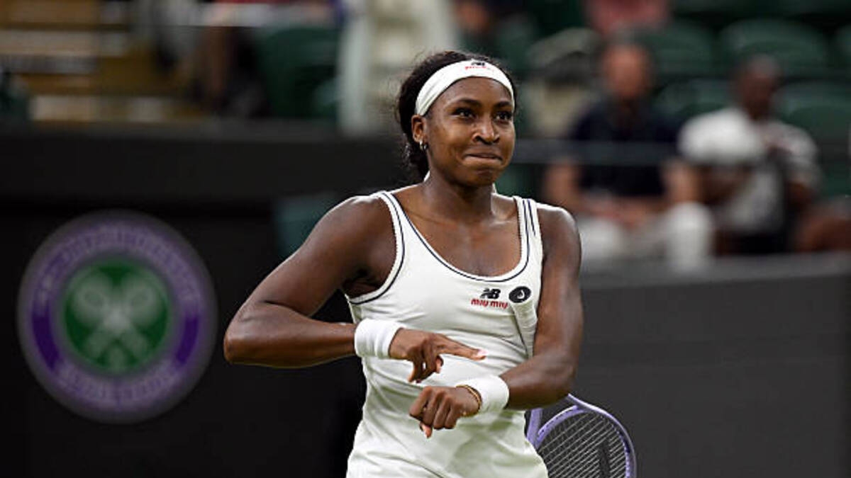 Cori Gauff,  horario dónde ver semifinales femeninas de Wimbledon 2026. Foto: gettyimages