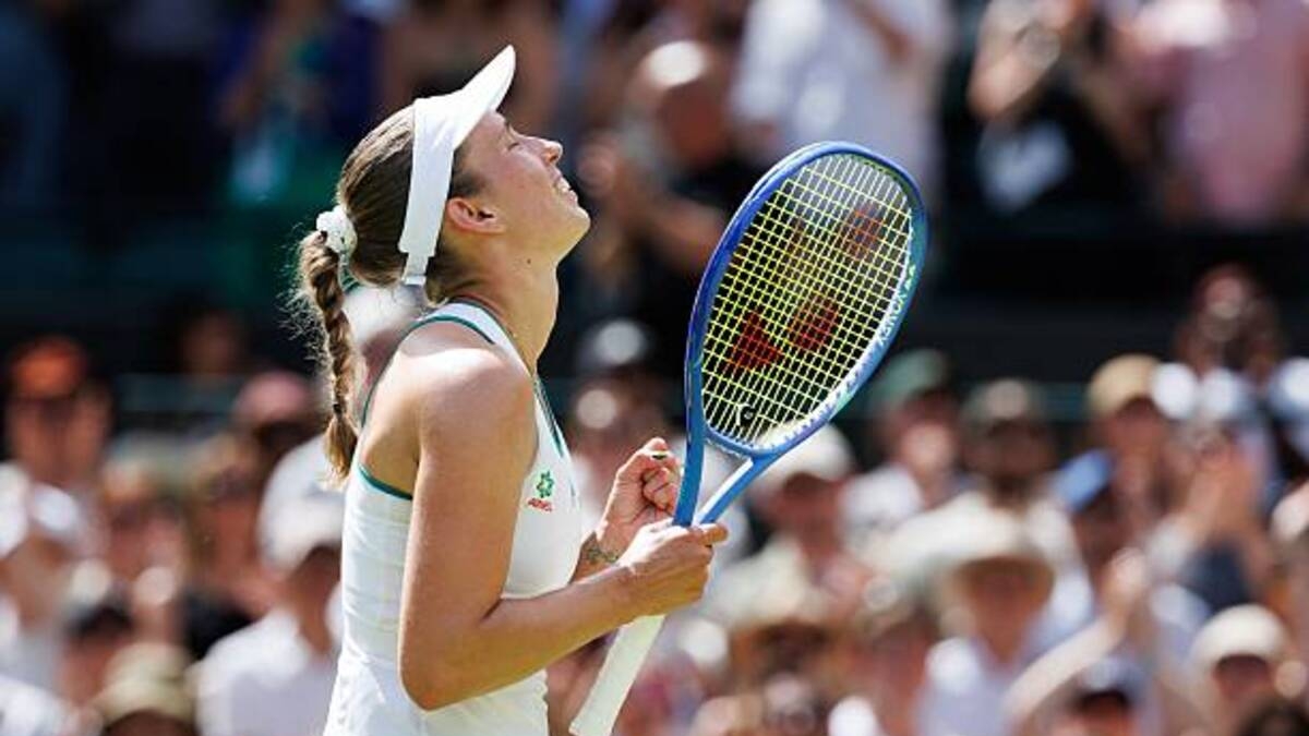 Elise Mertens, significado victoria ante Rybakina en Wimbledon 2026. Foto: gettyimages