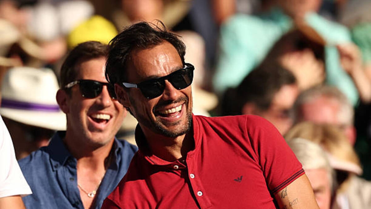 Fabio Fognini habla en Wimbledon de Djokovic, Alcaraz y Sinner. Foto: gettyimages