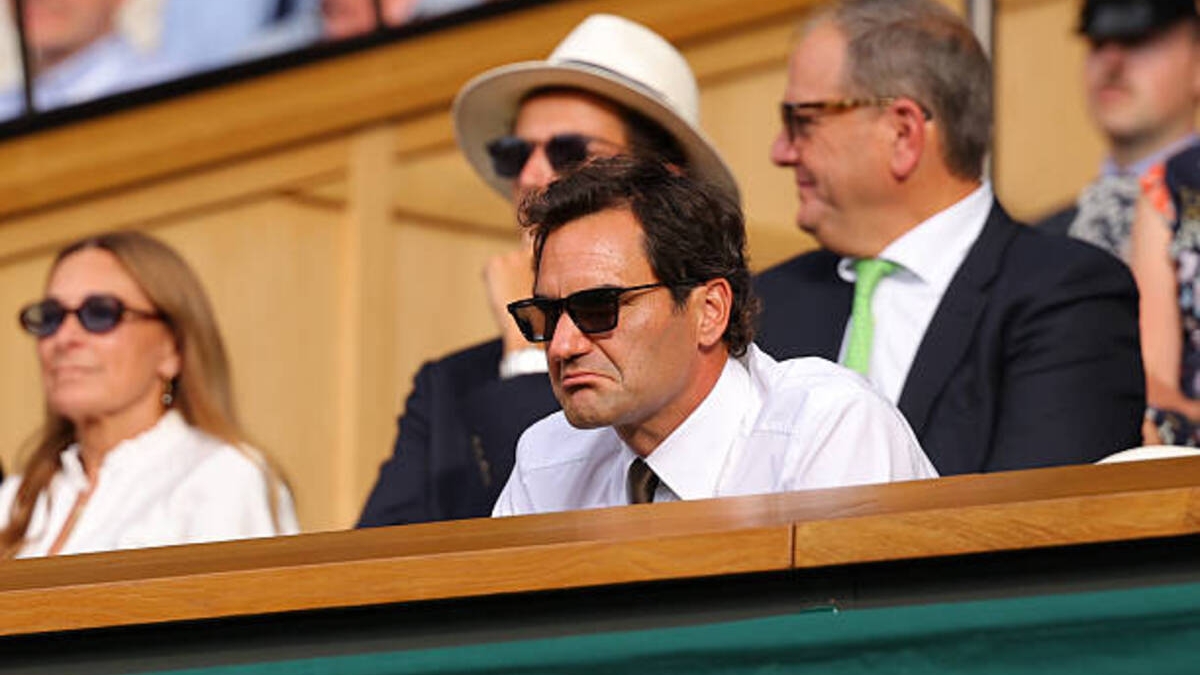 Roger Federer juega en Wimbledon 2026. Foto: gettyimages