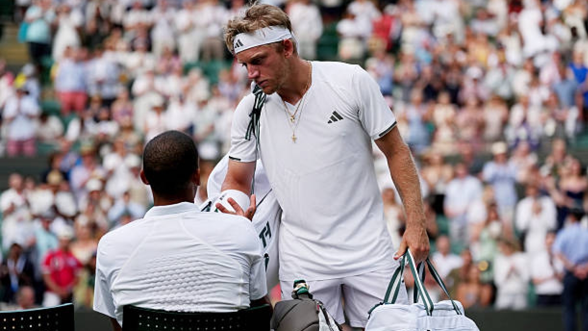 Lo que hizo ayer Aliassime con Davidovich fue una grave falta de respeto. Fuente: Getty Images.