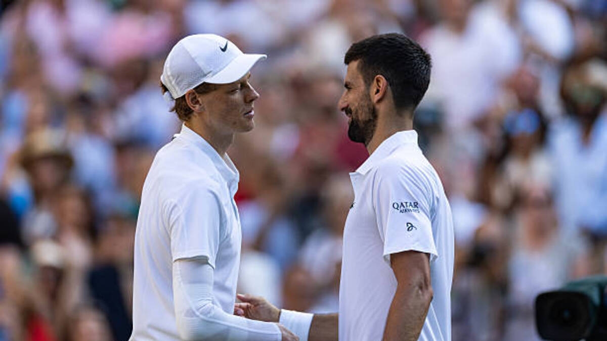 Jannik Sinner y Novak Djokovic, horario dónde ver en Wimbledon 2026. Foto: gettyimages