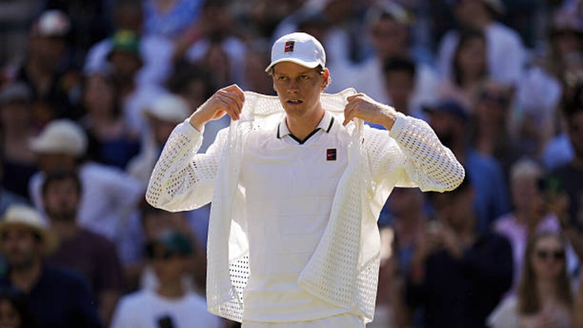 Jannik Sinner gana a Brooksby en Wimbledon 2026. Foto: gettyimages