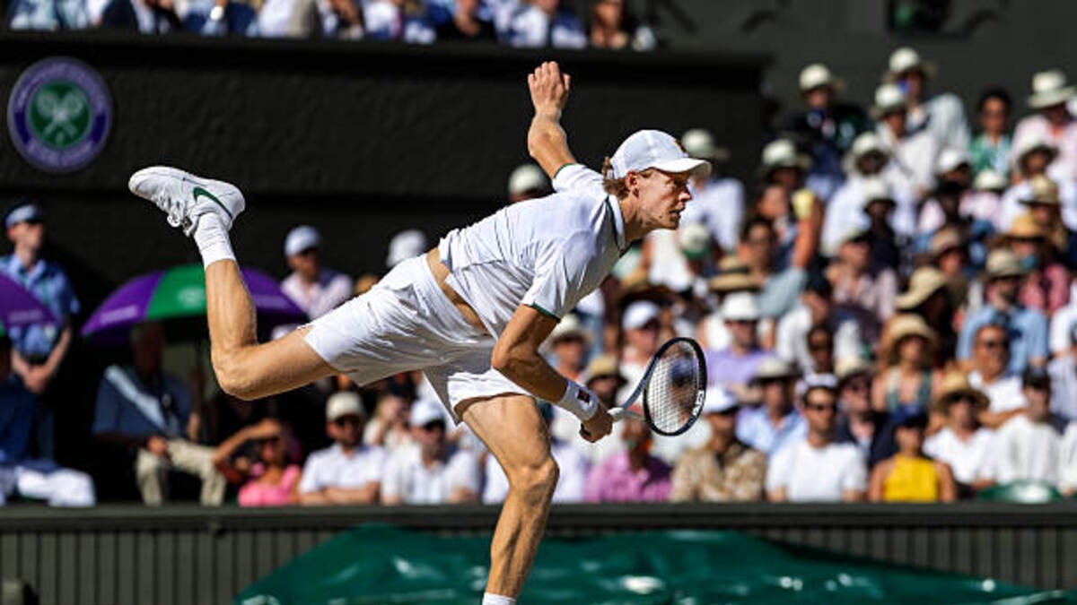 Jannik Sinner, mejoría con el saque. Foto: gettyimages