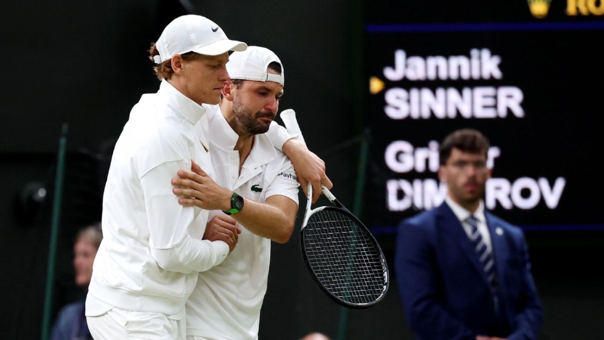 Dimitrov cuenta lo que sintió al lesionarse ante Sinner. Foto: Getty