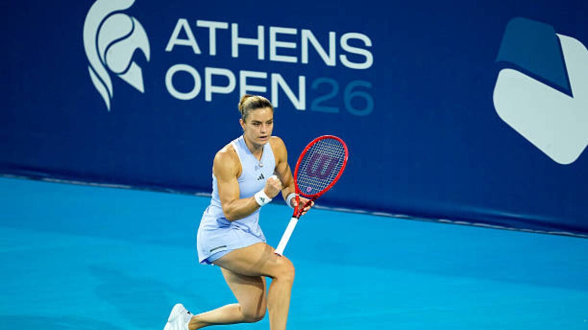 Maria Sakkari, finalista en el WTA Atenas. Foto: gettyimages