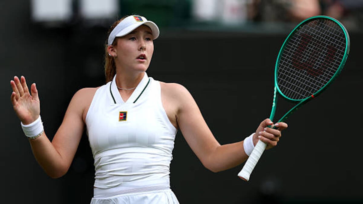 Mirra Andreeva explica su derrota en Wimbledon ante Krejcikova. Foto: gettyimages