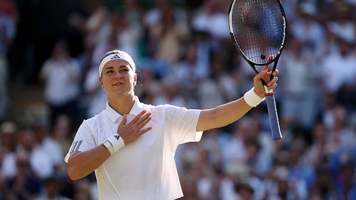 El arrebato de sinceridad de Muchova tras meterse en la final de Wimbledon. Fuente: Getty