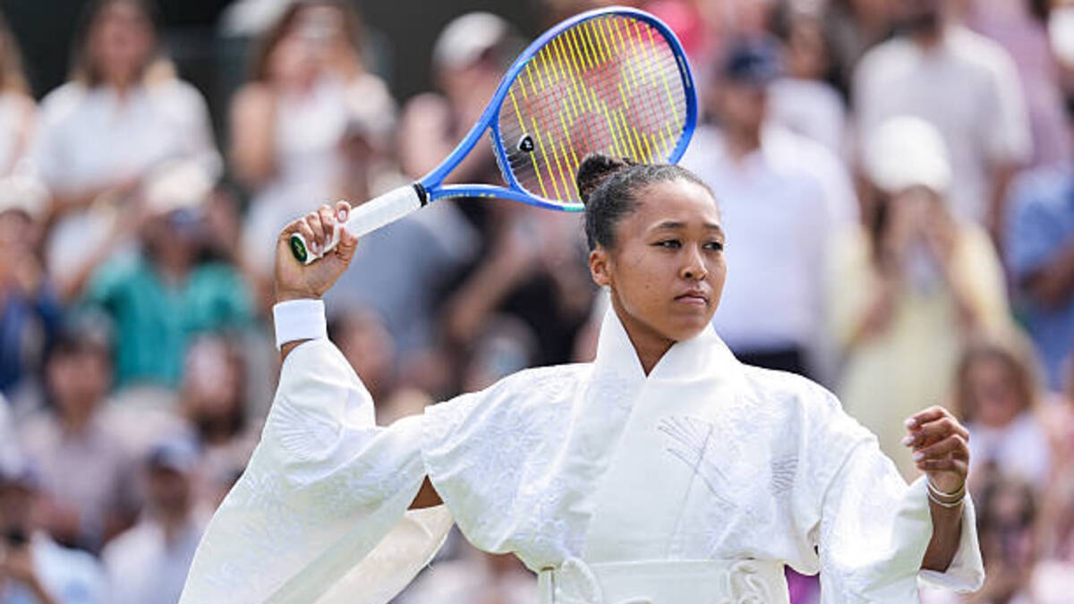 Naomi Osaka, ventaja en hierba. Foto: gettyimages