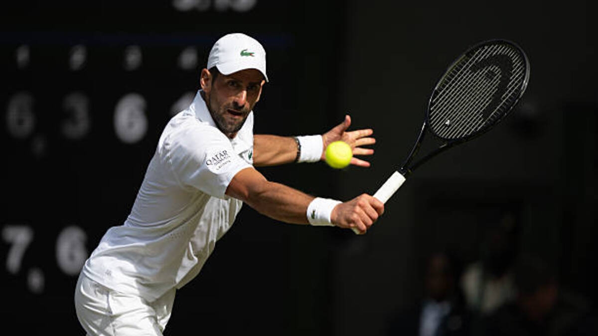 Novak Djokovic, horario dónde ver con Auger-Aliassime en Wimbledon 2026. Foto: gettyimages