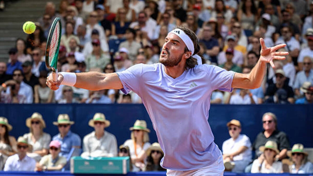 Stefanos Tsitsipas, champion in Gstaad. Photo: gettyimages