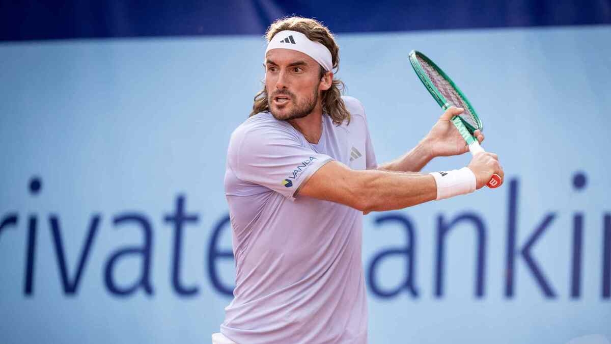 Stefanos Tsitsipas habla tras meterse en la final de Gstaad. Foto: atptour.com