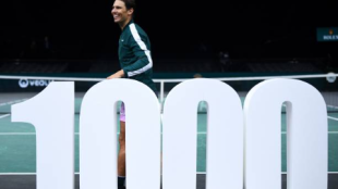 Rafa Nadal celebra sus 1000 victorias. Fuente: Getty