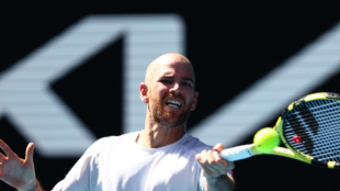 Adrian Mannarino en el Open de Australia. Foto: Getty