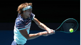 Alexander Zverev habla como semifinalista del Open Australia 2020. Foto: gettyimages