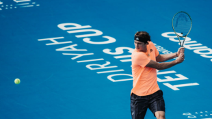 Alexander Zverev en la Diriyah Tennis Cup. Foto: Getty