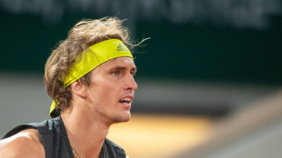 Alexander Zverev en Roland Garros 2022. Foto: Getty