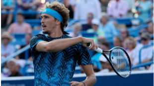 Alexander Zverev gana a Tsitsipas en Cincinnati. Foto: gettyimages
