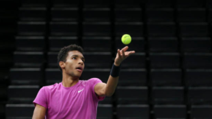 Felix Auger Aliassime en París Bercy. Fuente: Getty