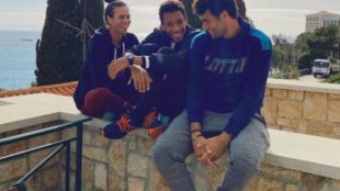 Ajla Tomljanovic, Felix-Auger Aliassime y Matteo Berrettini. Fuente: Marcos Zugasti