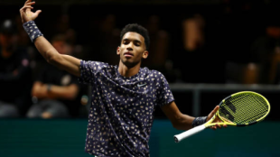Félix Auger-Aliassime en ATP 500 Rotterdam 2020. Foto: gettyimages