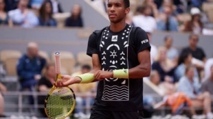 Aliassime: "No creo que Toni y yo hablemos mucho de mi partido contra Rafa". Foto: Getty