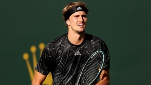 Zverev tuvo que trabajar mucho para vencer a Murray. Foto: Getty