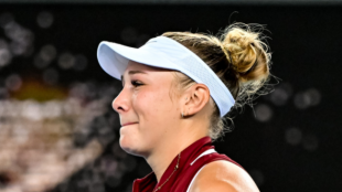 Amanda Anisimova en el Open de Australia. Foto: Getty