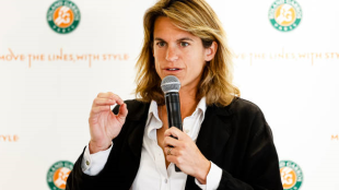Amelie Mauresmo en Roland Garros 2023. Foto: getty