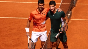 Análisis cuadro ATP Roma 2023, caminos de Djokovic y Alcaraz. Foto: gettyimages