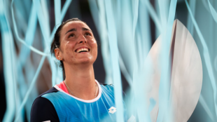 Ons Jabeur, campeona del Mutua Madrid Open 2022. Foto: Getty