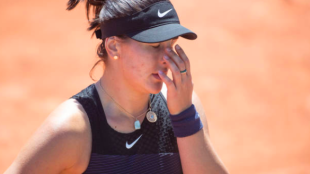 Bianca Andreescu, derrotada en París. Fuente: Getty