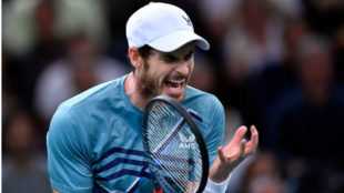 Andy Murray, decepción en París-Bercy 2021. Foto: gettyimages