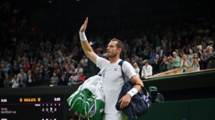 Andy Murray en Wimbledon 2022. Foto: Getty