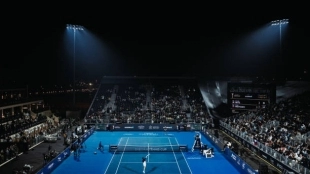 Diriyah Tennis Cup disputada en diciembre 2022. Foto: Getty