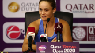 Ashleigh Barty en Doha 2020. Foto: gettyimages