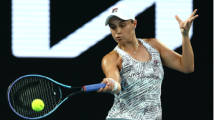 Ashleigh Barty gana a Madison Keys. Foto: gettyimages